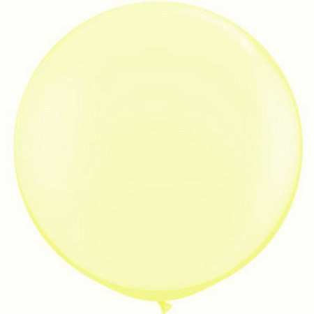 (image for) Round Latex ~ Pastel Yellow (Float time 48 hrs) - Click Image to Close